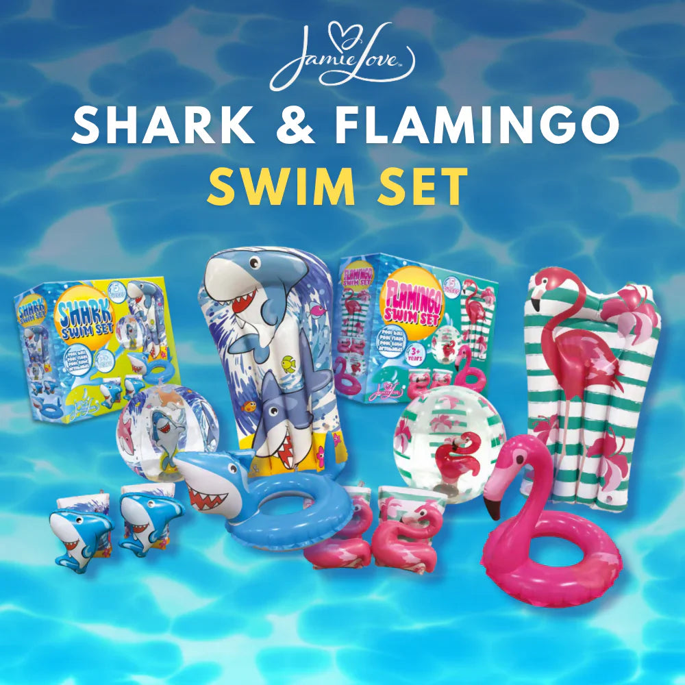 Jamie Love™ Shark 5-Piece Pool Swim Set