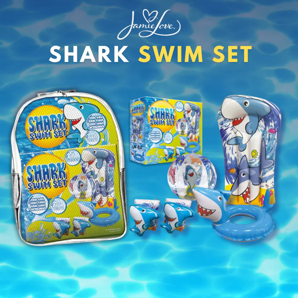 Jamie Love™ Shark 5-Piece Pool Swim Set